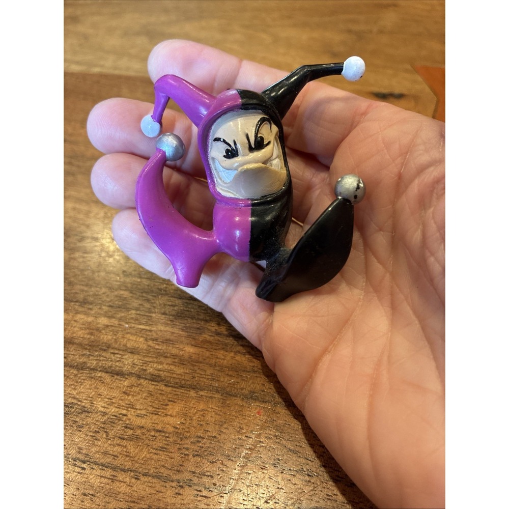Rare Vintage 2001 Tech Deck Dude Shik Jester Skate Crew Figure Only Purple